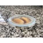 OXO Good Grips SmartSeal 4 Cup Clear Round Glass Container with Leakproof Snap-On Lid