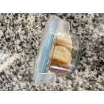 OXO Good Grips SmartSeal 4 Cup Clear Round Glass Container with Leakproof Snap-On Lid