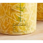 Vigor 4 Qt. Clear Round Polycarbonate Food Storage Container and Green Lid - 12/Pack Vigor 4 Qt. Clear Round Polycarbonate Food Storage Container and Green Lid - 12/Pack