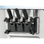 Spaceman 6250-C Gravity-Fed Dual Flavor Twin Twist Free-Standing Soft Serve Ice Cream Machine with 2 Hoppers and 3 Dispensers - 208-230V Spaceman 6250-C Gravity-Fed Dual Flavor Twin Twist Free-Standing Soft Serve Ice Cream Machine with 2 Hoppers and 3 Dispensers - 208-230V