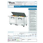 True TSSU-60-24M-B-DS-ST-HC 60 3/8 True TSSU-60-24M-B-DS-ST-HC 60 3/8