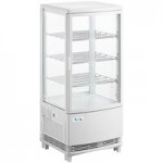 Avantco GSM-3-HC White Glass Sided Countertop Display Refrigerator Avantco GSM-3-HC White Glass Sided Countertop Display Refrigerator