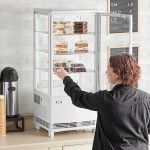 Avantco GSM-3-HC White Glass Sided Countertop Display Refrigerator Avantco GSM-3-HC White Glass Sided Countertop Display Refrigerator