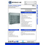 Beverage-Air P-Series PF3HC-1BG 77 3/4 Beverage-Air P-Series PF3HC-1BG 77 3/4
