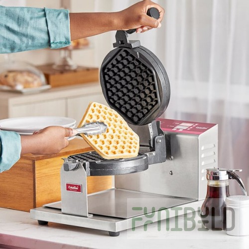 Estella WBMX1A Belgian Waffle Maker with Hexagon Waffle Plate - 120V, 1,340W