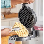Estella WBMX1A Belgian Waffle Maker with Hexagon Waffle Plate - 120V, 1,340W