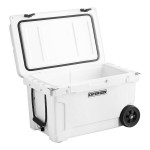 CaterGator CG45WHW White 45 Qt. Mobile Rotomolded Outdoor Cooler / Ice Chest CaterGator CG45WHW White 45 Qt. Mobile Rotomolded Outdoor Cooler / Ice Chest