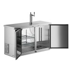 Avantco UDD-2-HC-S Stainless Steel Kegerator / Beer Dispenser with (1) 2 Tap Tower - (2) 1/2 Keg Capacity Avantco UDD-2-HC-S Stainless Steel Kegerator / Beer Dispenser with (1) 2 Tap Tower - (2) 1/2 Keg Capacity