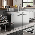 Avantco UDD-2-HC-S Stainless Steel Kegerator / Beer Dispenser with (1) 2 Tap Tower - (2) 1/2 Keg Capacity Avantco UDD-2-HC-S Stainless Steel Kegerator / Beer Dispenser with (1) 2 Tap Tower - (2) 1/2 Keg Capacity