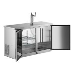 Avantco UDD-2-HC-S Stainless Steel Kegerator / Beer Dispenser with (1) 2 Tap Tower - (2) 1/2 Keg Capacity Avantco UDD-2-HC-S Stainless Steel Kegerator / Beer Dispenser with (1) 2 Tap Tower - (2) 1/2 Keg Capacity