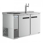 Avantco UDD-2-HC-S Stainless Steel Kegerator / Beer Dispenser with (1) 2 Tap Tower - (2) 1/2 Keg Capacity Avantco UDD-2-HC-S Stainless Steel Kegerator / Beer Dispenser with (1) 2 Tap Tower - (2) 1/2 Keg Capacity