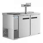 Avantco UDD-2-HC-S Stainless Steel Kegerator / Beer Dispenser with (1) 2 Tap Tower - (2) 1/2 Keg Capacity Avantco UDD-2-HC-S Stainless Steel Kegerator / Beer Dispenser with (1) 2 Tap Tower - (2) 1/2 Keg Capacity