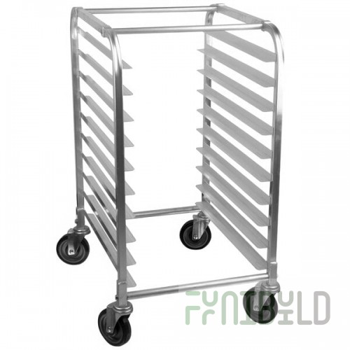 Advance Tabco PR10-6W 10 Pan End Load Bun / Sheet Pan Rack - Assembled
