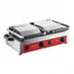 Avantco PG400S Commercial Dual Panini Sandwich Grill with Smooth Plates and 19 5/8 Avantco PG400S Commercial Dual Panini Sandwich Grill with Smooth Plates and 19 5/8