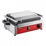 Avantco PG400S Commercial Dual Panini Sandwich Grill with Smooth Plates and 19 5/8 Avantco PG400S Commercial Dual Panini Sandwich Grill with Smooth Plates and 19 5/8