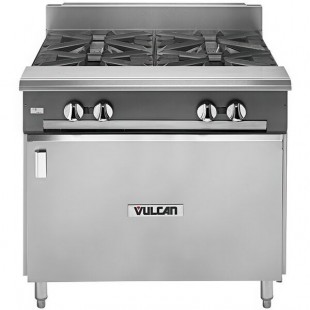 Vulcan V4B36B-LP V Series Liquid Propane 4 Burner 36