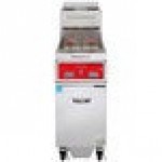 Vulcan 1VK45CF-1 PowerFry5 45-50 lb. Natural Gas Floor Fryer with Computer Controls and KleenScreen Filtration System - 70,000 BTU