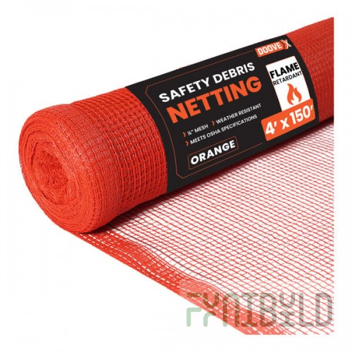 Doovex 4' x 150' Orange 1/4