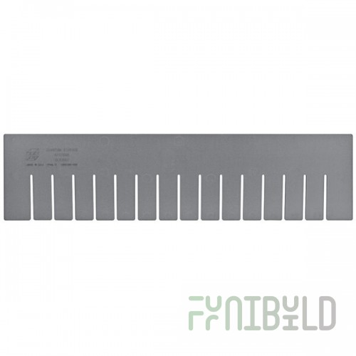Quantum Gray Long Divider for DG93060 Dividable Grid Container - 6/Pack