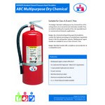 Badger 22682 20 lb. Standard ABC Multipurpose Dry Chemical Fire Extinguisher with Wall Hook - UL Rating 6-A:120-B:C Badger 22682 20 lb. Standard ABC Multipurpose Dry Chemical Fire Extinguisher with Wall Hook - UL Rating 6-A:120-B:C