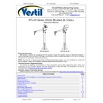 Vestil WTJ-20-4-DC 2,000 lb. Battery-Powered Jib Lift Crane with 360-Degree Swivel, 106 1/2