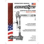 OZ Lifting Products Compozite Davit Crane with Manual Winch OZ1200DAV - 1200 lb. Capacity OZ Lifting Products Compozite Davit Crane with Manual Winch OZ1200DAV - 1200 lb. Capacity