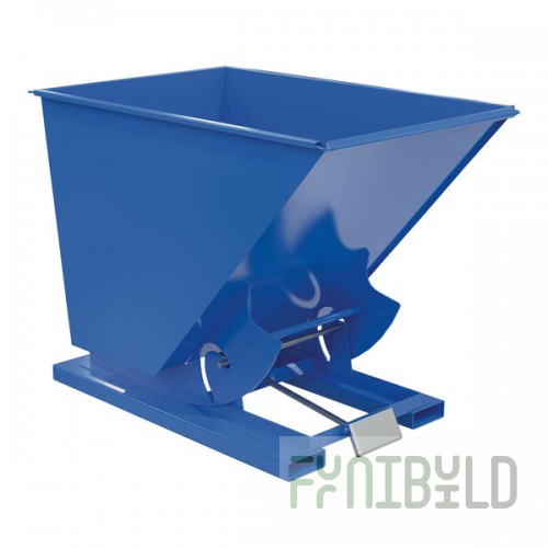Vestil 1.5 Cubic Yard Medium-Duty Self-Dumping Steel Forklift Hopper D-150-MD - 4,000 lb. Capacity