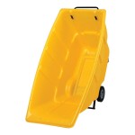 Vestil TDT-100-LD-YELLOW 1 Cu. Yd. Yellow Light-Duty Bulk Tilt Truck - 850 lb. Capacity Vestil TDT-100-LD-YELLOW 1 Cu. Yd. Yellow Light-Duty Bulk Tilt Truck - 850 lb. Capacity