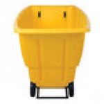 Vestil TDT-100-LD-YELLOW 1 Cu. Yd. Yellow Light-Duty Bulk Tilt Truck - 850 lb. Capacity Vestil TDT-100-LD-YELLOW 1 Cu. Yd. Yellow Light-Duty Bulk Tilt Truck - 850 lb. Capacity