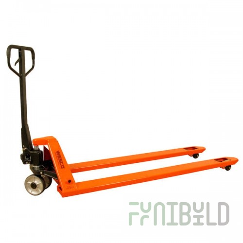 Wesco Industrial Products 273586 Long Fork Pallet Truck with 27