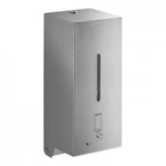 Bobrick B-2012 850 mL Stainless Steel Automatic Hands-Free Liquid Hand / Dish Soap Dispenser Bobrick B-2012 850 mL Stainless Steel Automatic Hands-Free Liquid Hand / Dish Soap Dispenser