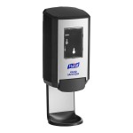 PURELL® 5124-01 CS4 1200 mL Graphite Gray Manual Hand Sanitizer Dispenser with Wall / Floor Shield