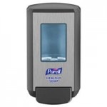 PURELL® 5124-01 CS4 1200 mL Graphite Gray Manual Hand Sanitizer Dispenser with Wall / Floor Shield