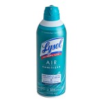 Lysol RAC99350CT 10 oz. Simple Fresh Scent Air Sanitizer Spray - 6/Case