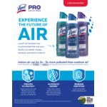 Lysol RAC99350CT 10 oz. Simple Fresh Scent Air Sanitizer Spray - 6/Case