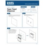 Lavex Stainless Steel High-Capacity C-Fold / Multifold Surface-Mounted Paper Towel Dispenser Lavex Stainless Steel High-Capacity C-Fold / Multifold Surface-Mounted Paper Towel Dispenser