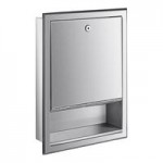 Lavex Stainless Steel High-Capacity C-Fold / Multifold Surface-Mounted Paper Towel Dispenser Lavex Stainless Steel High-Capacity C-Fold / Multifold Surface-Mounted Paper Towel Dispenser