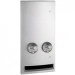 Bobrick B-4288 ConturaSeries Surface-Mounted Multi Roll Toilet Tissue Dispenser with Satin Finish Bobrick B-4288 ConturaSeries Surface-Mounted Multi Roll Toilet Tissue Dispenser with Satin Finish