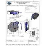 T&S B-7133 Stainless Steel Open Hose Reel with 1/2