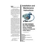 T&S B-7133 Stainless Steel Open Hose Reel with 1/2