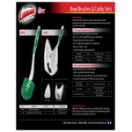Libman 1022 Angled Toilet Bowl Brush and Caddy - 4/Pack