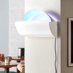 Lavex Zap N Trap White Wall Sconce Insect Light Trap with 2 Glue Boards, 1,500 sq. ft. Coverage - 120V, 30W