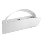 Lavex Zap N Trap White Wall Sconce Insect Light Trap with 2 Glue Boards, 1,500 sq. ft. Coverage - 120V, 30W