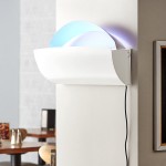 Lavex Zap N Trap White Wall Sconce Insect Light Trap with 2 Glue Boards, 1,500 sq. ft. Coverage - 120V, 30W