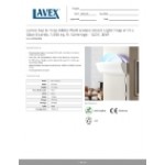 Lavex Zap N Trap White Wall Sconce Insect Light Trap with 2 Glue Boards, 1,500 sq. ft. Coverage - 120V, 30W