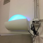 Lavex Zap N Trap White Wall Sconce Insect Light Trap with 2 Glue Boards, 1,500 sq. ft. Coverage - 120V, 30W