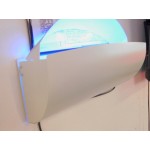 Lavex Zap N Trap White Wall Sconce Insect Light Trap with 2 Glue Boards, 1,500 sq. ft. Coverage - 120V, 30W