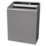 Rubbermaid® 1961616 Configure 15 Gallon Stenni Gray 1 Stream Paper Indoor Rectangular Recycling Bin Rubbermaid® 1961616 Configure 15 Gallon Stenni Gray 1 Stream Paper Indoor Rectangular Recycling Bin