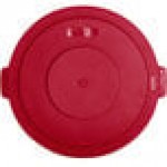 Carlisle 84103305 Bronco 32 Gallon Red Flat Round Trash Can Lid Carlisle 84103305 Bronco 32 Gallon Red Flat Round Trash Can Lid