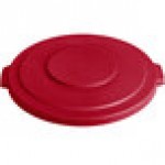 Carlisle 84103305 Bronco 32 Gallon Red Flat Round Trash Can Lid Carlisle 84103305 Bronco 32 Gallon Red Flat Round Trash Can Lid
